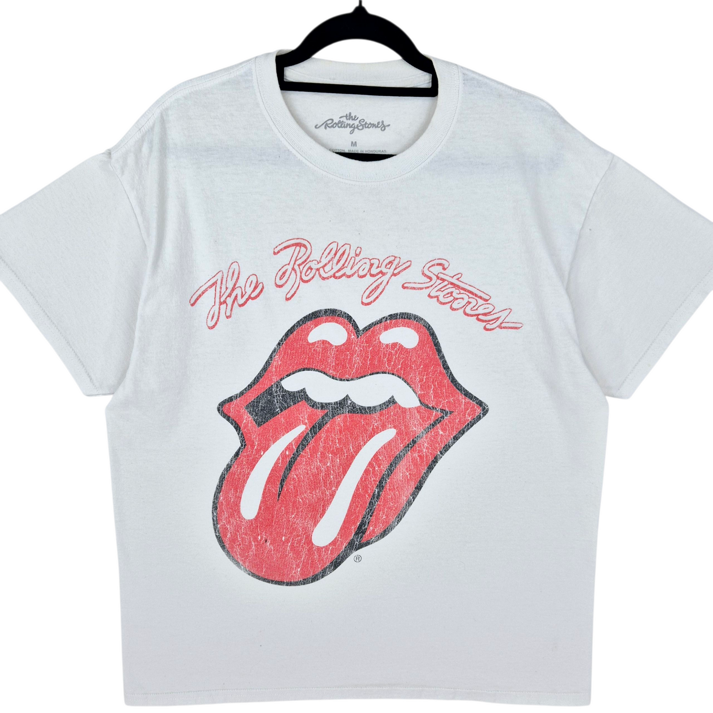 The Rolling Stones White Cotton Tee Shirt Size M