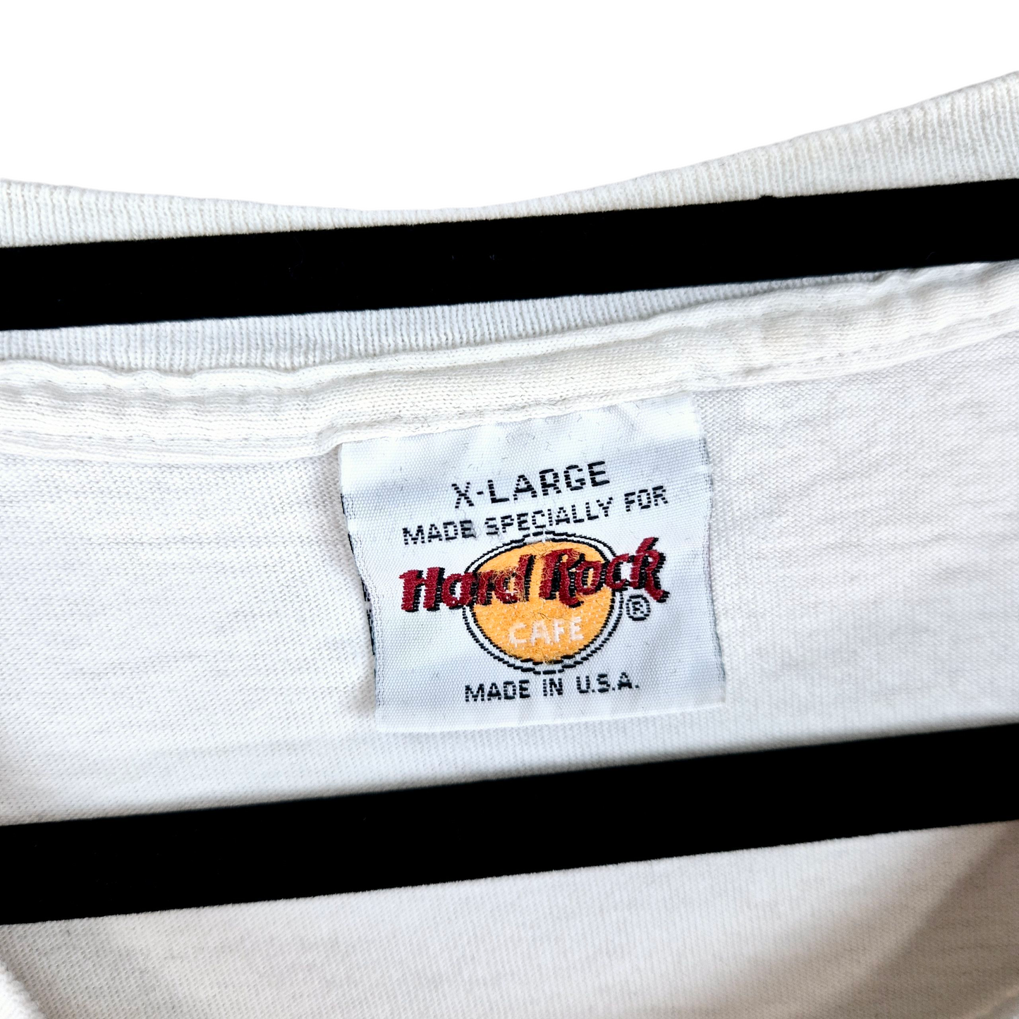 Vintage Hard Rock Cafe Myrtle Beach 90's White USA Made Tee Shirt Size XL
