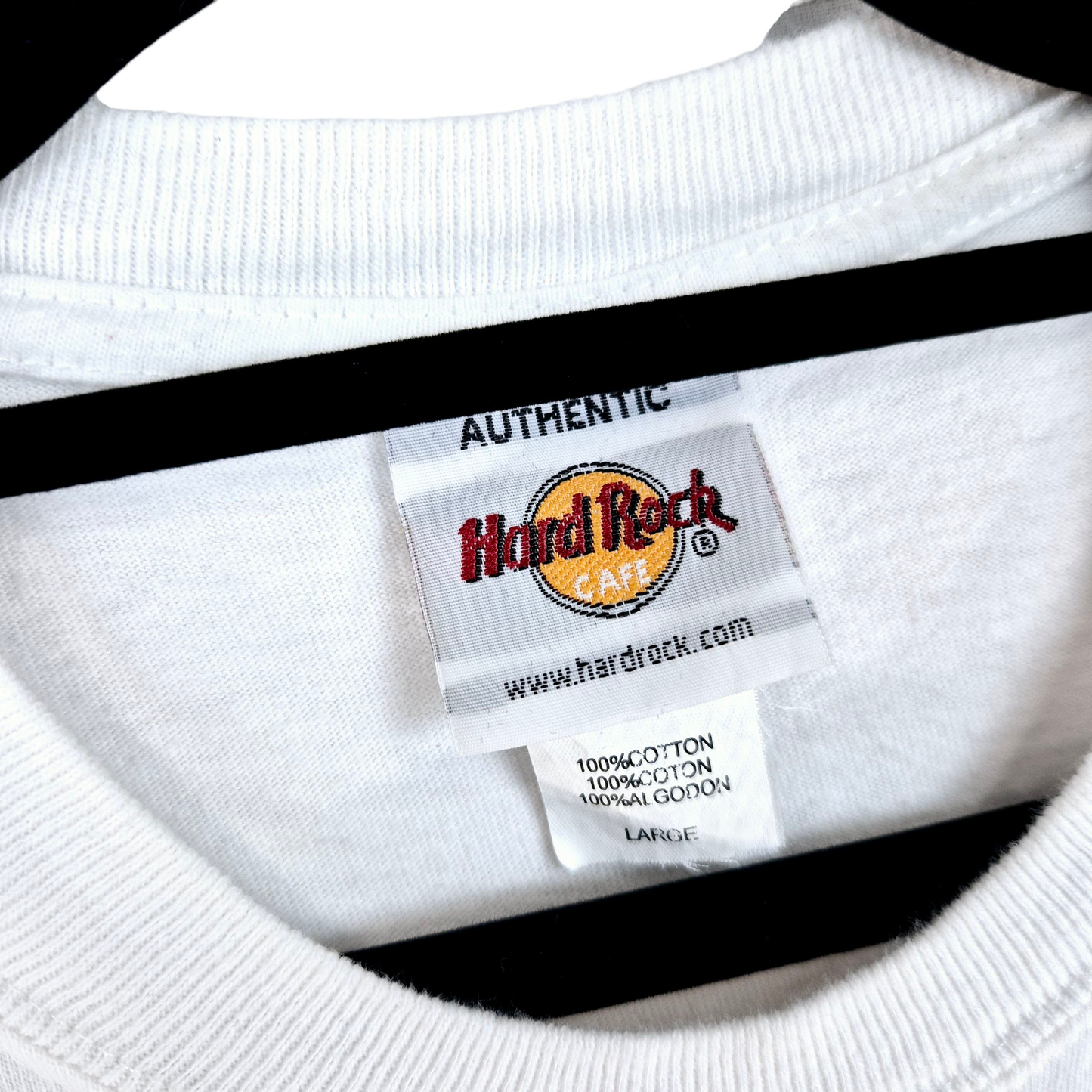 Vintage Hard Rock Cafe London White Cotton Tee Shirt Size L