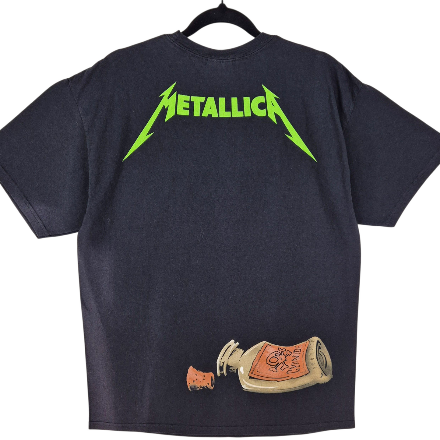 Metallica Cyanide Black Cotton Tee Shirt Size L