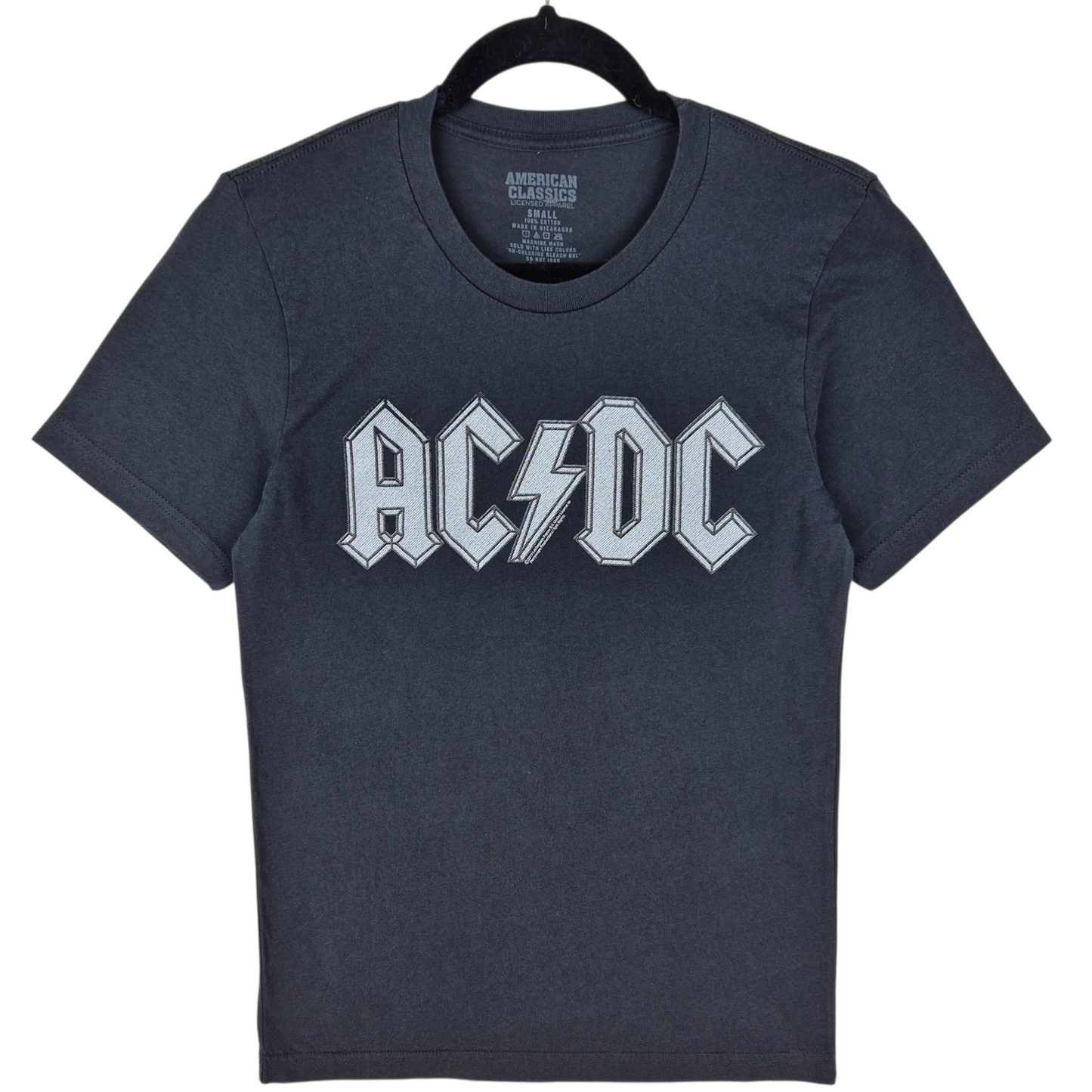 ACDC Dark Grey Cotton Tee Shirt Size S