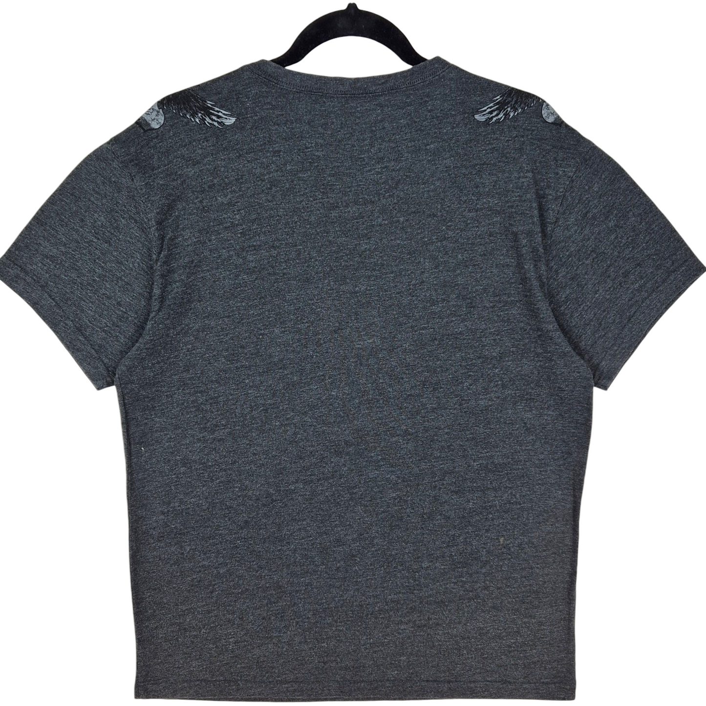Hard Rock Cafe New York Grey V Neck Tee Shirt Size XL
