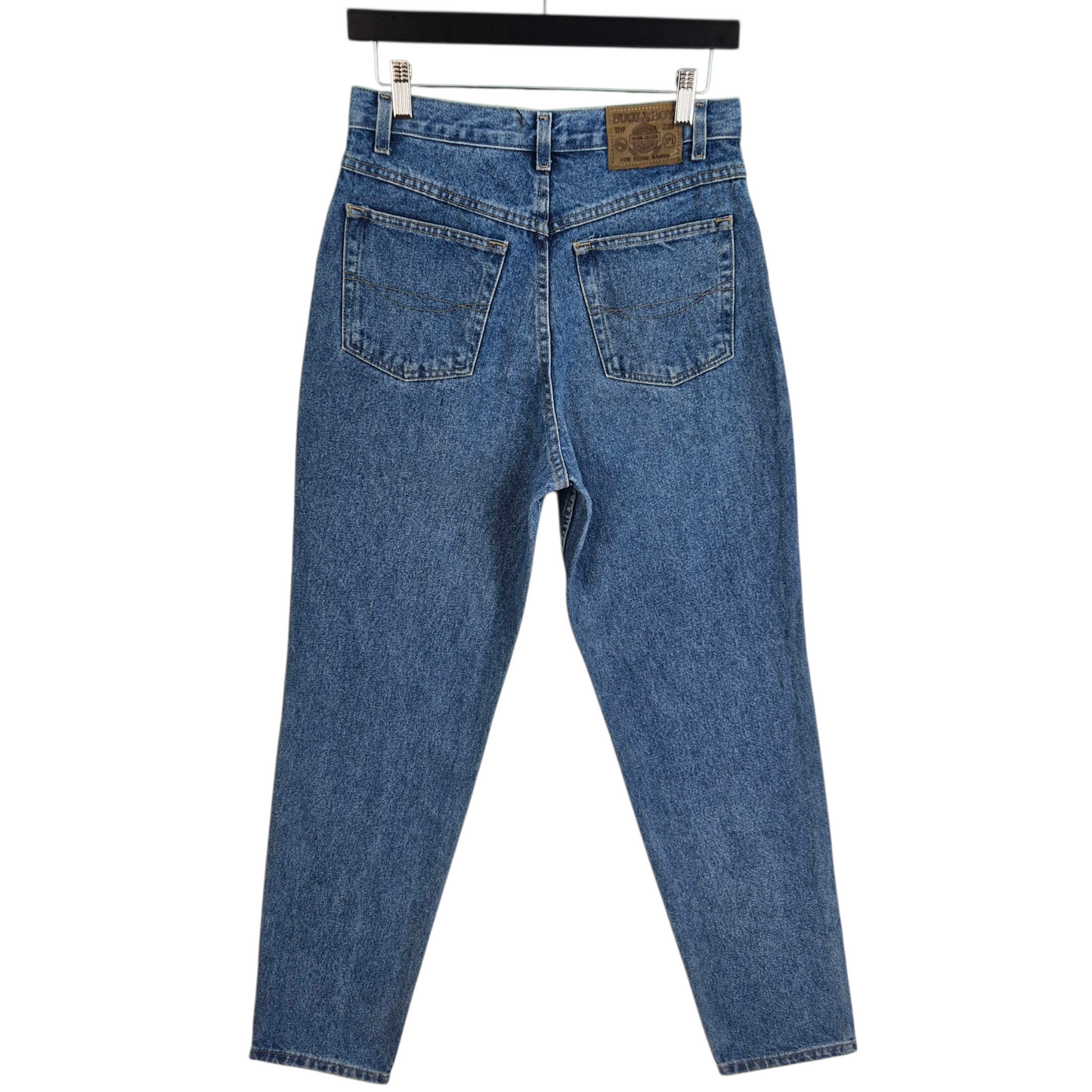 Vintage Bugle Boy Jeans 90's Womens Blue Loose Heavy Tapered Leg Denim W28