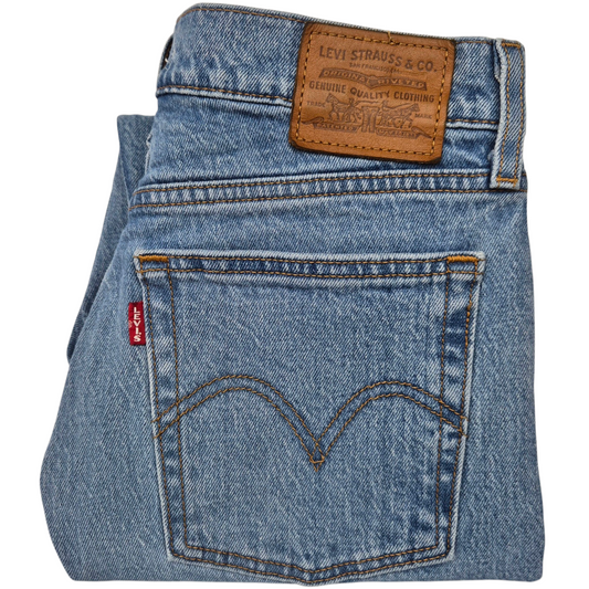Levis Premium Jeans Womens Blue Wedgie Straight Denim W28