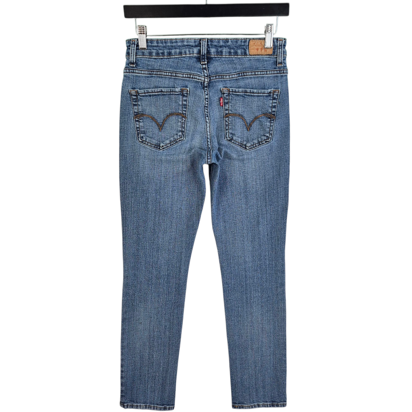 Vintage Levis Jeans Womens Blue Mid Rise Skinny Denim W26