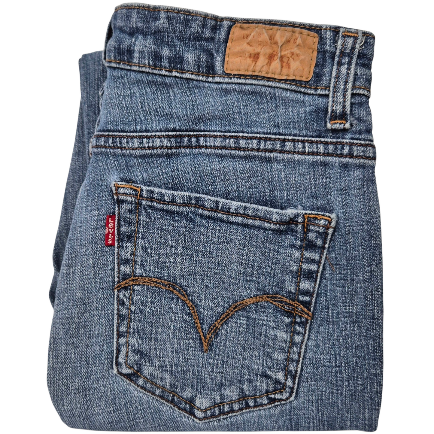 Vintage Levis Jeans Womens Blue Mid Rise Skinny Denim W26