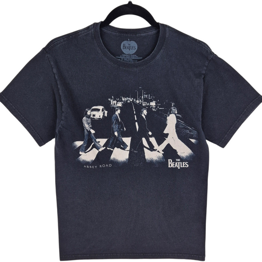 The Beatles Black Cotton Tee Shirt Size S