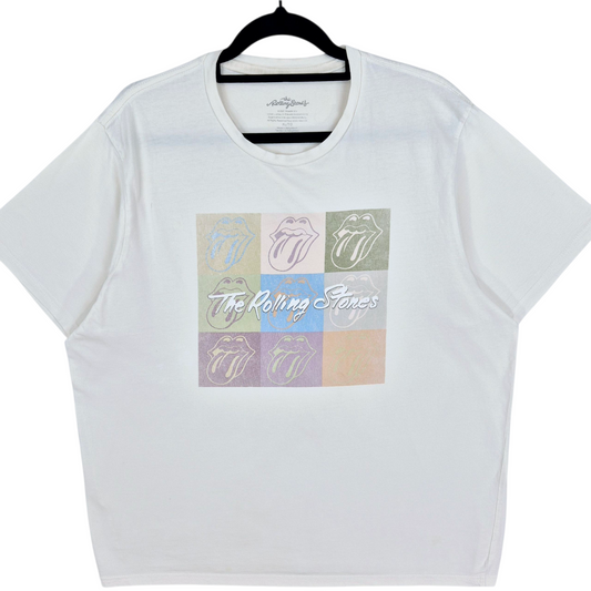 The Rolling Stones Cream White Cotton Tee Shirt Size XL