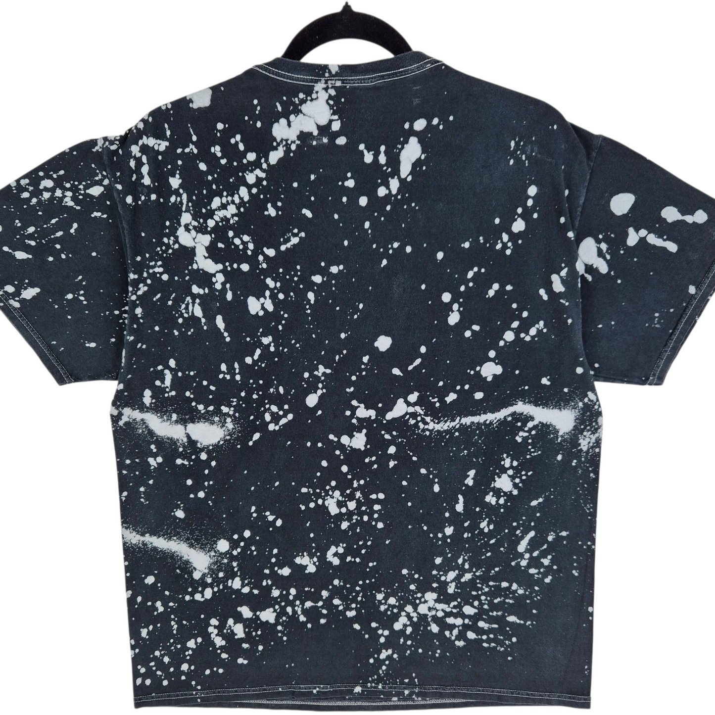 The Rolling Stones Black Tie Dye Cotton Tee Shirt Size M