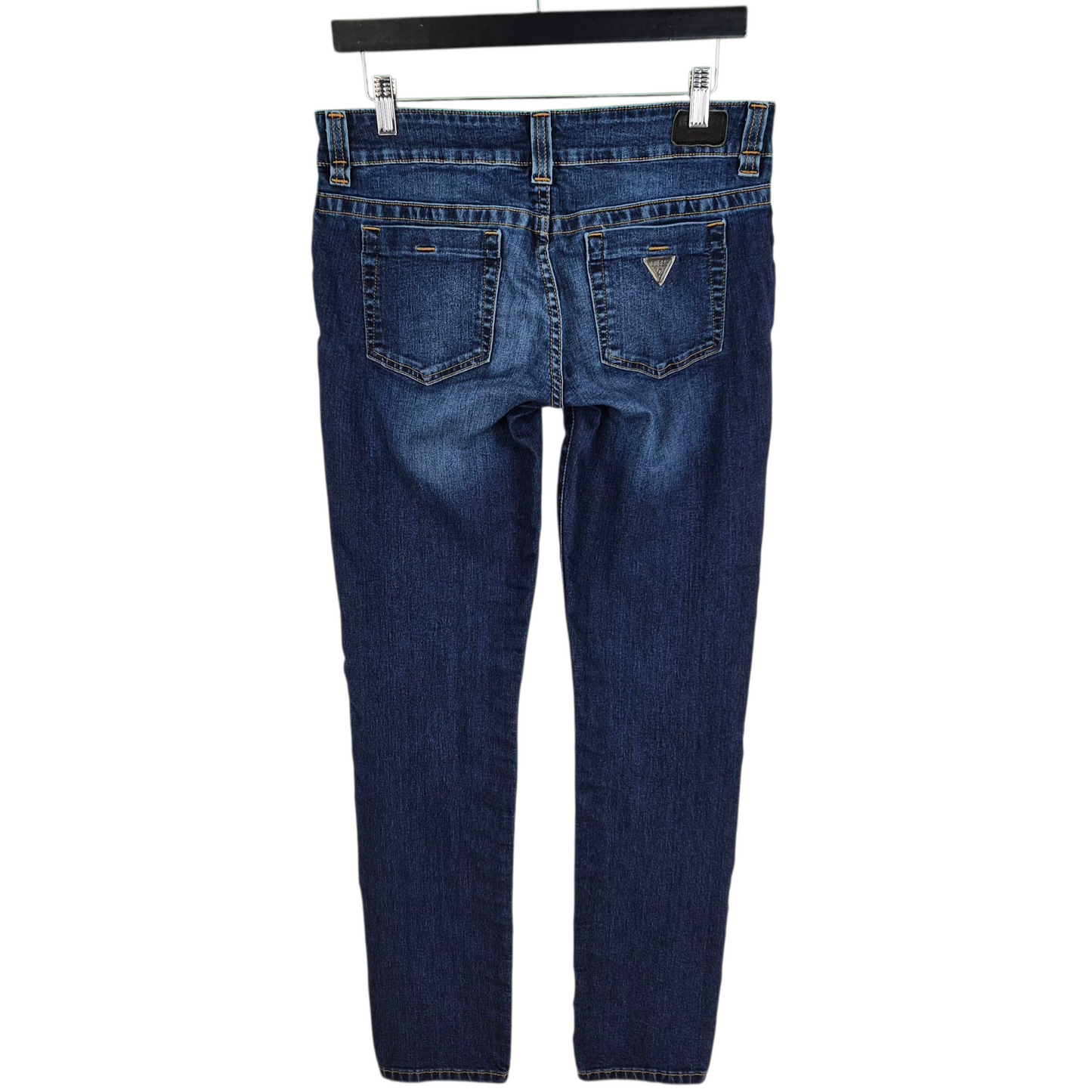 Guess Jeans Womens Dark Blue Skinny Stretch Denim W30