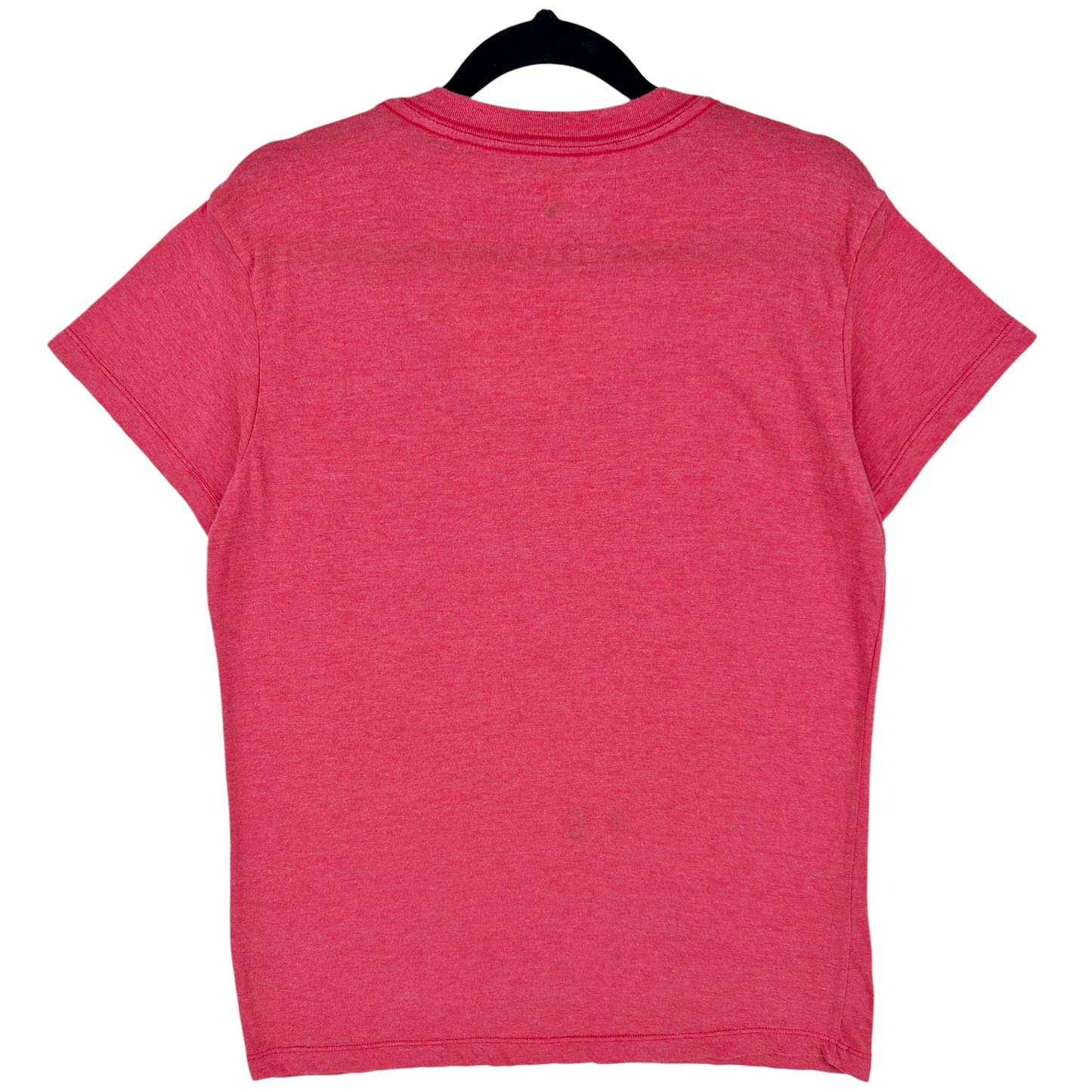 Hard Rock Cafe Atlanta Womens Peach Pink Stretch Tee Shirt Size L