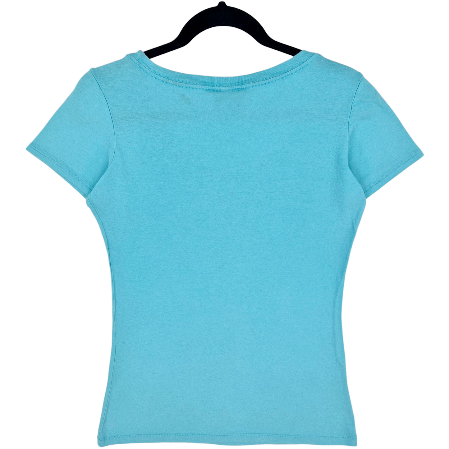 Harley Davidson Womens Light Blue Cotton Tee Shirt Size M