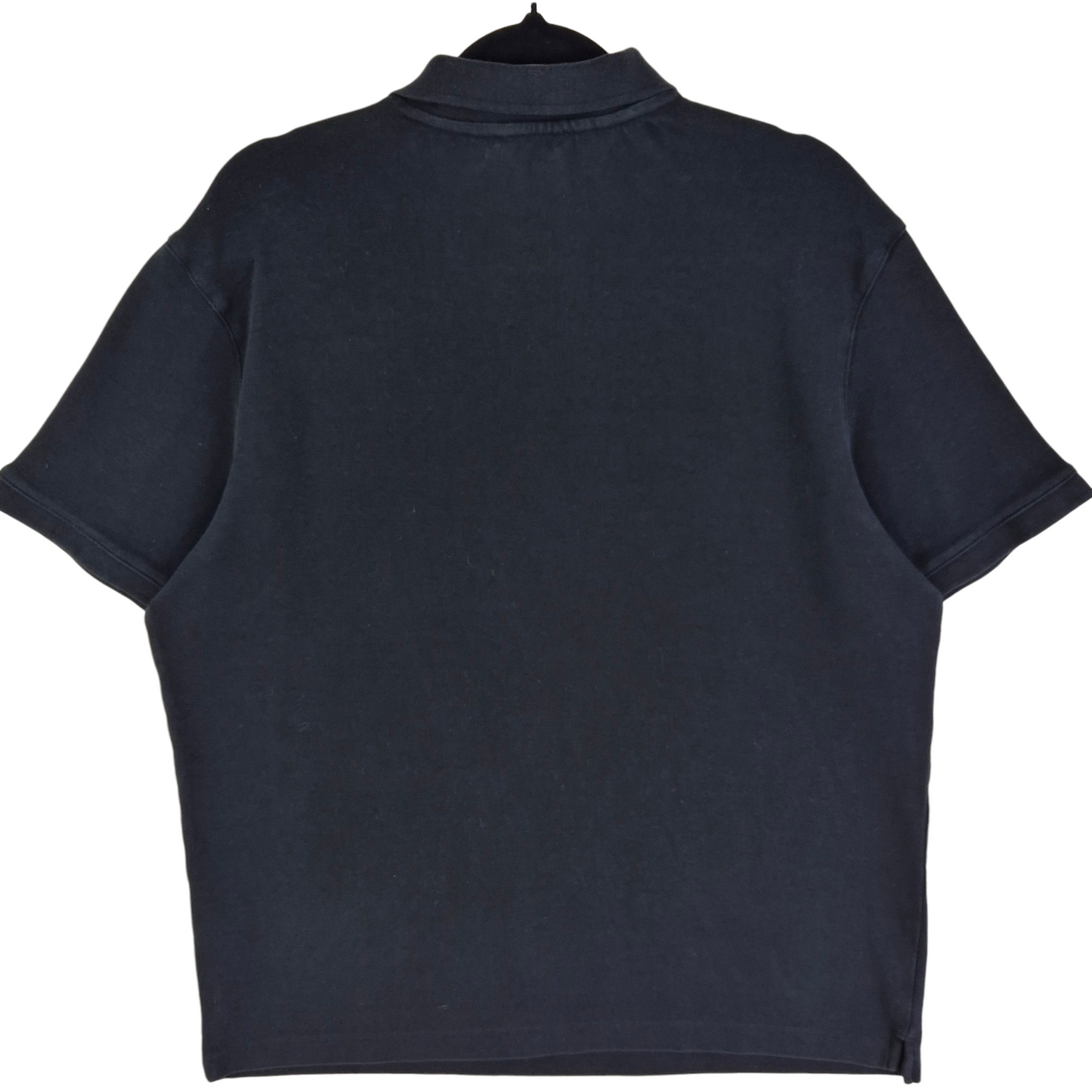 DKNY Black Cotton Polo Shirt Size L