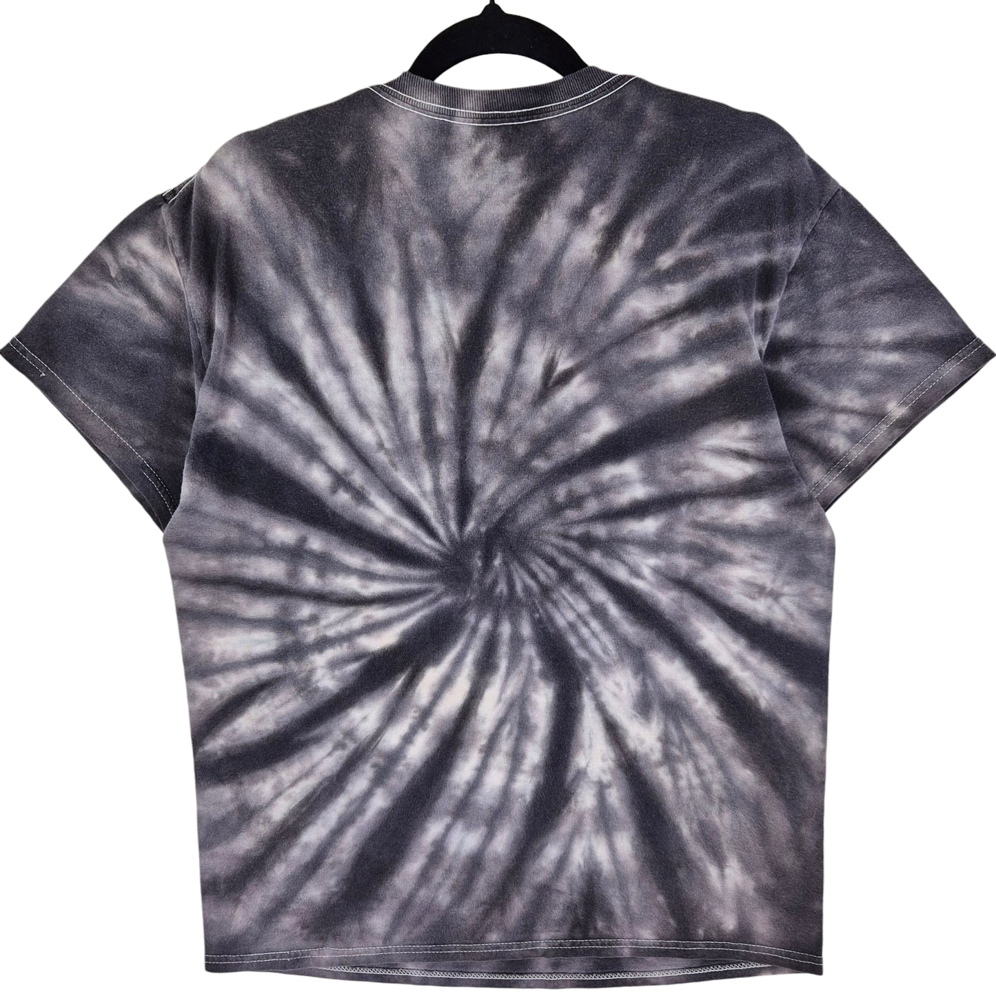 Def Leppard Grey Tie Dye Cotton Tee Shirt Size S