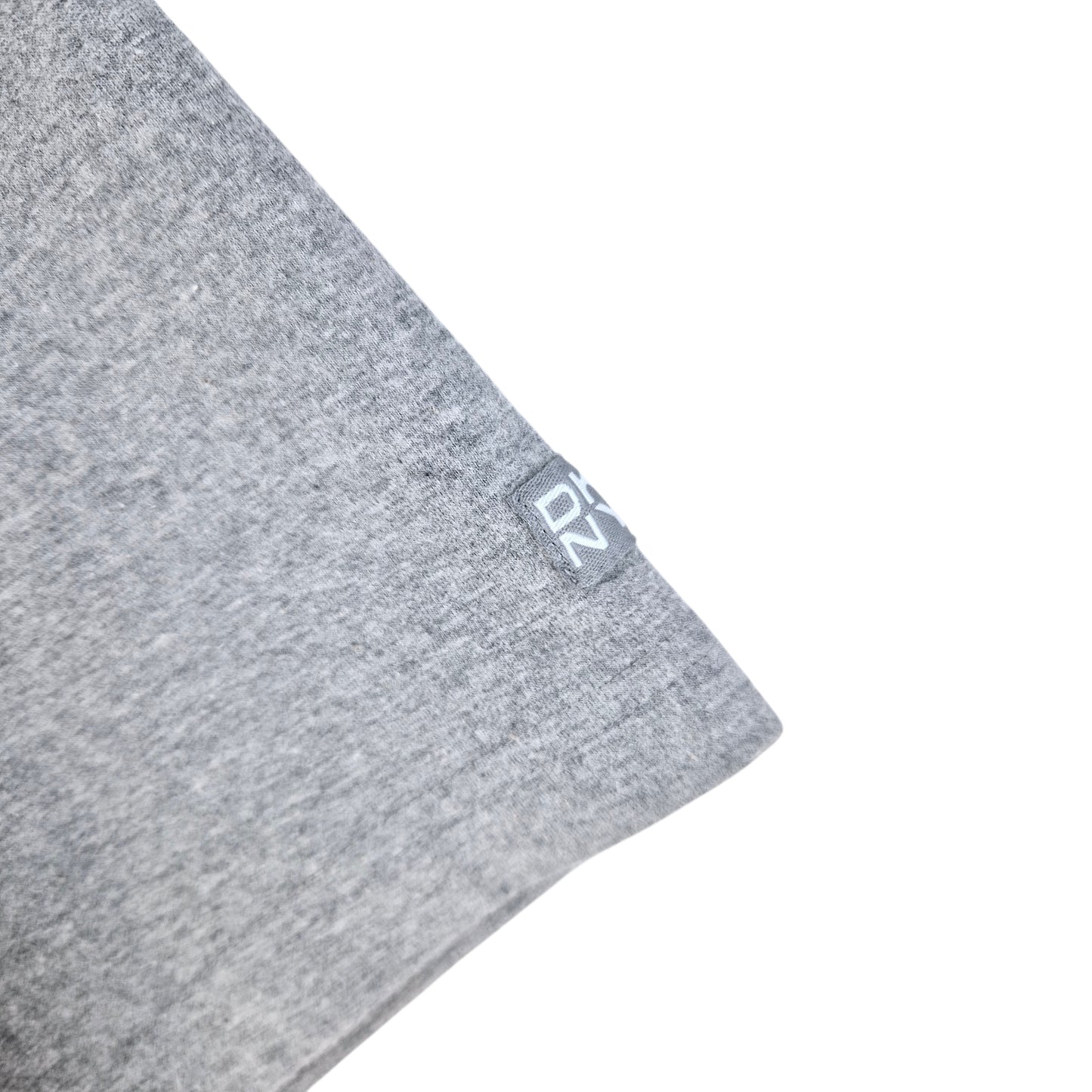 Vintage DKNY Womens Light Grey Thick Blend Cotton Tee Shirt Size L