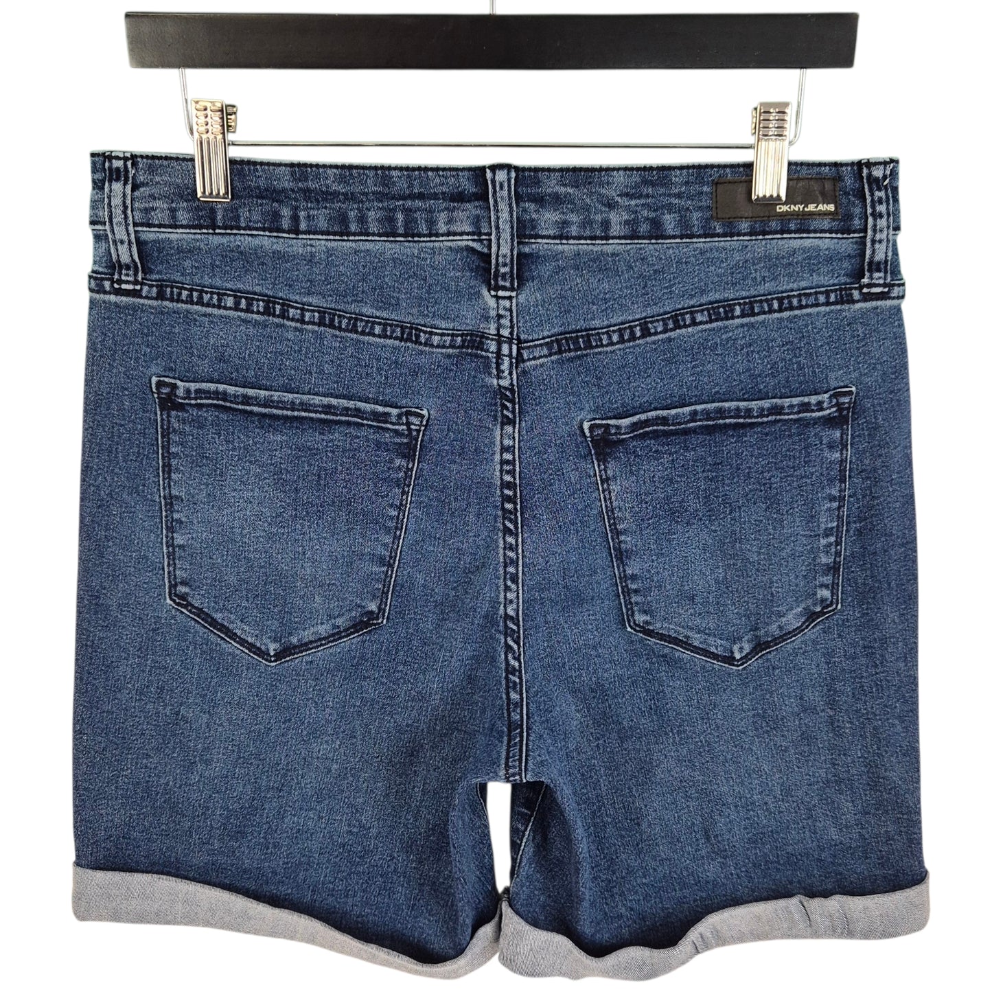 DKNY Jeans Womens Blue Stretch Denim Shorts W31