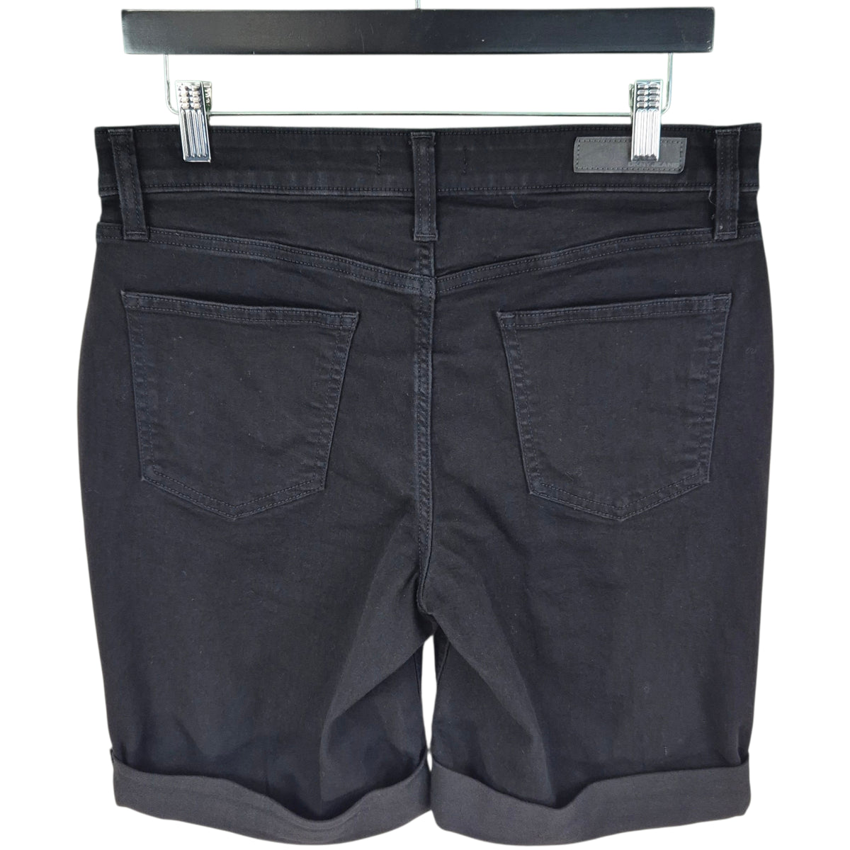 DKNY Womens Black Stretch Chino Shorts W32
