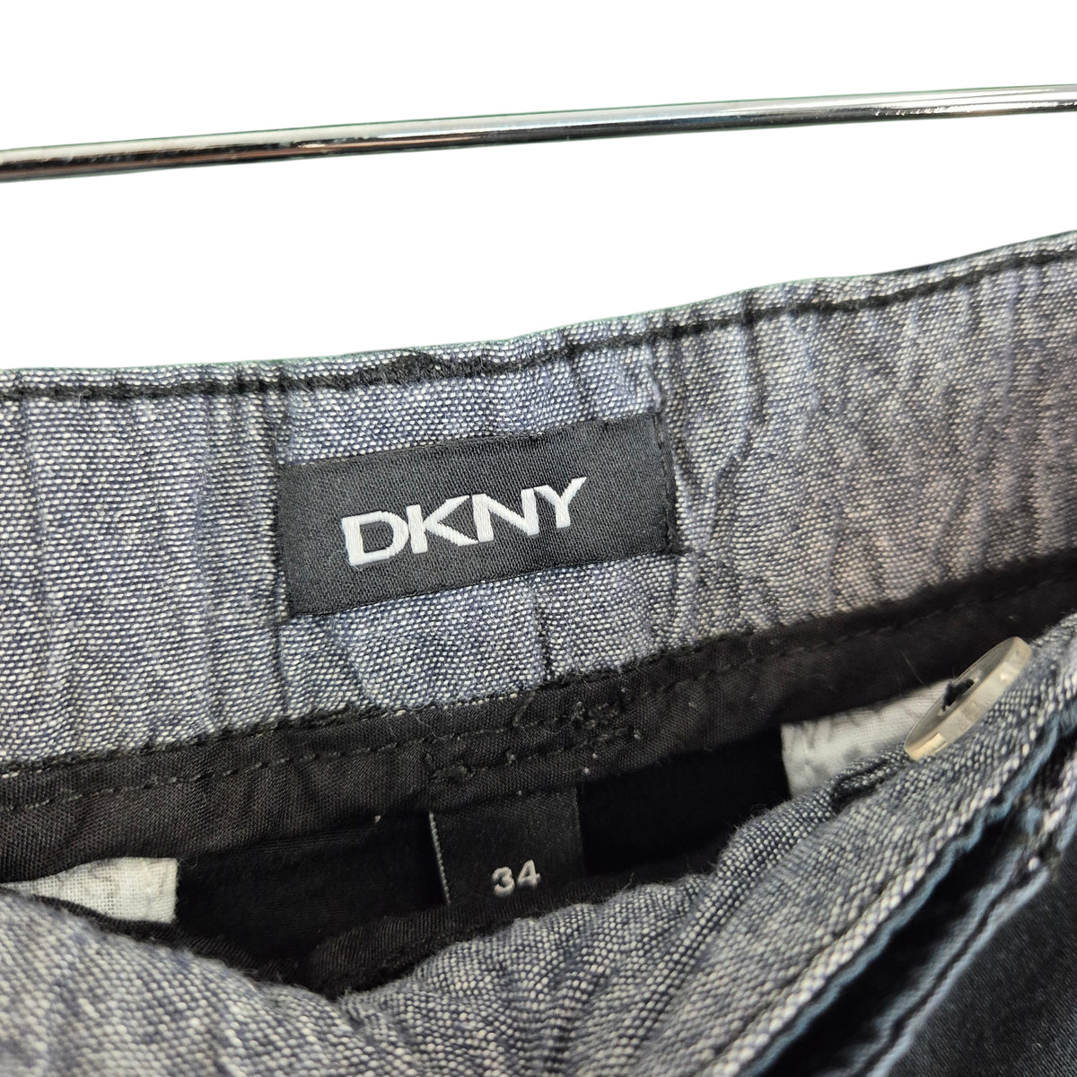 DKNY Black Stretch Cargo Shorts W35