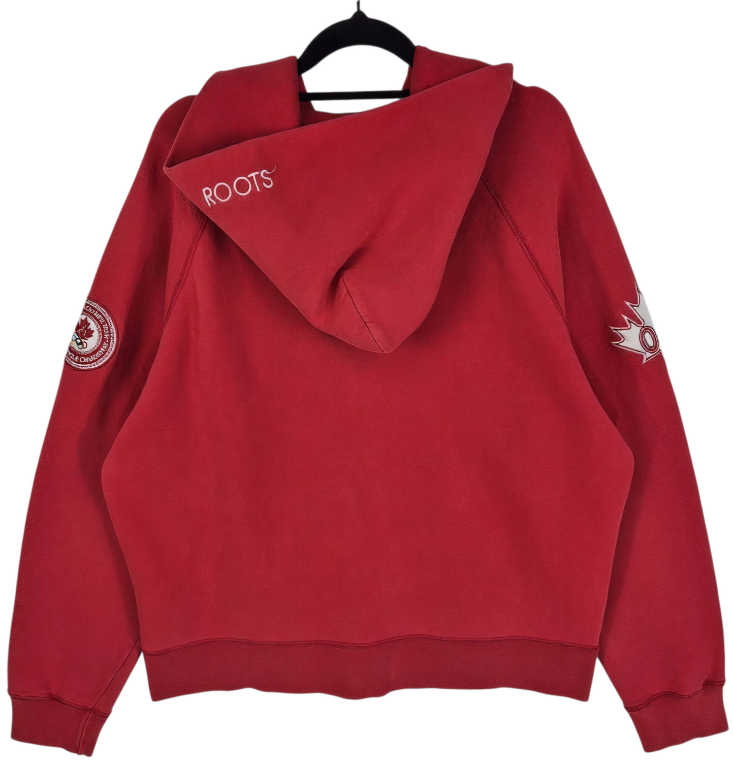 Vintage 2004 Canada Olympic Team Red Zip Hoodie Size L
