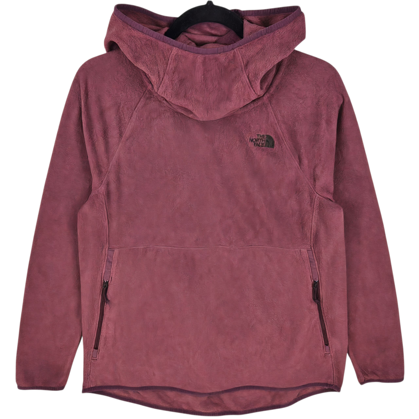 The North Face Womens Burgundy Turtle Hood Fleece Hoodie Size M