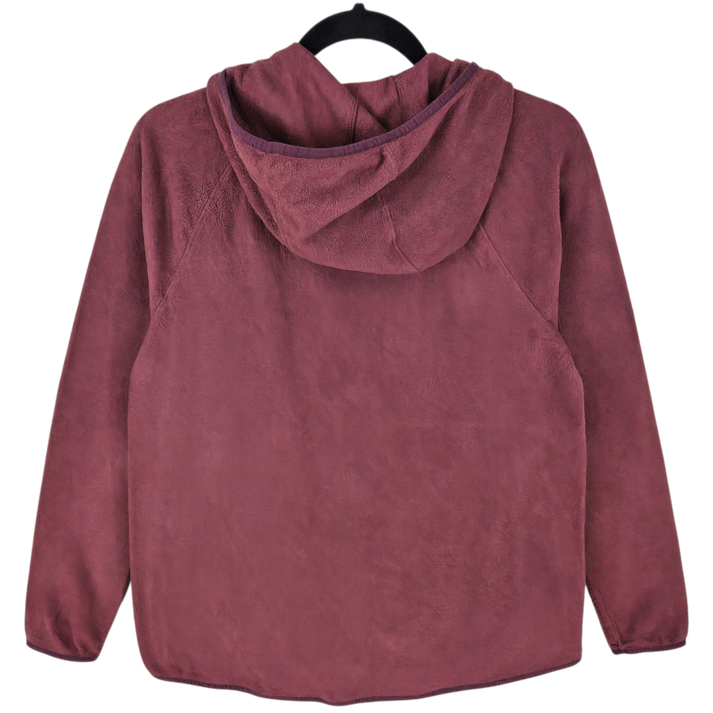 The North Face Womens Burgundy Turtle Hood Fleece Hoodie Size M