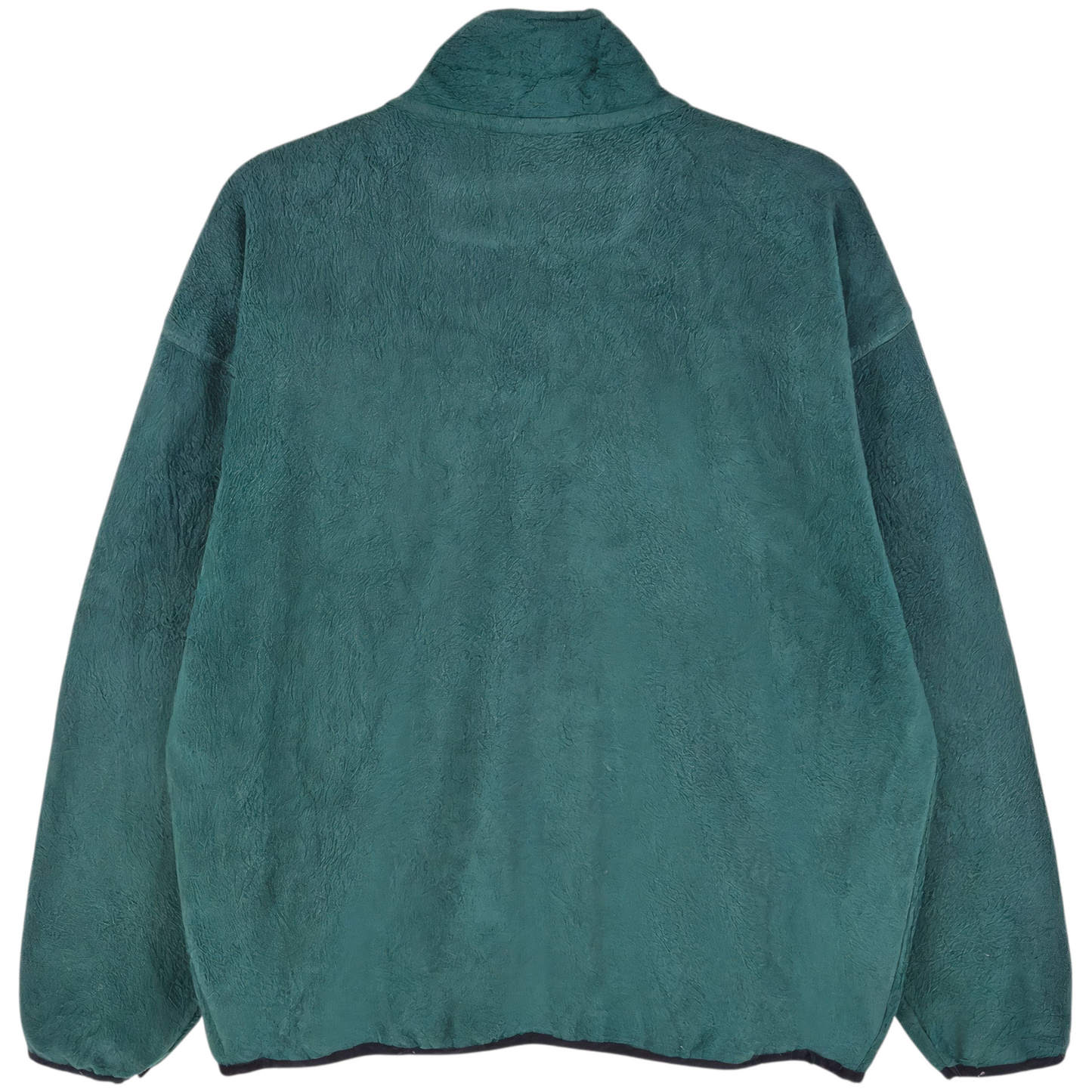 Vintage Adidas 90's Green Fleece Zip Jacket Size L