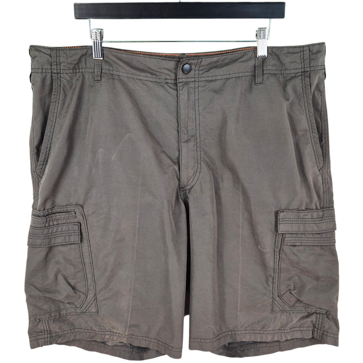 Lee Dungarees Dark Grey Synthetic Cargo Shorts W40