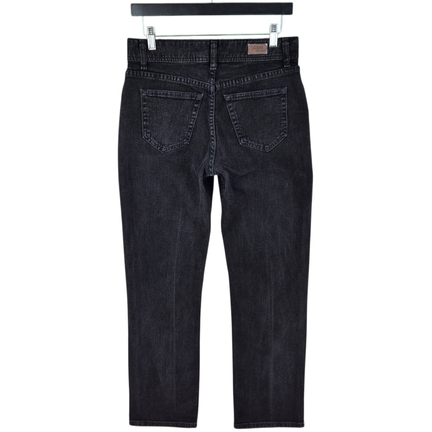 Vintage Lee Riders Jeans Womens Black Straight Leg Denim W29