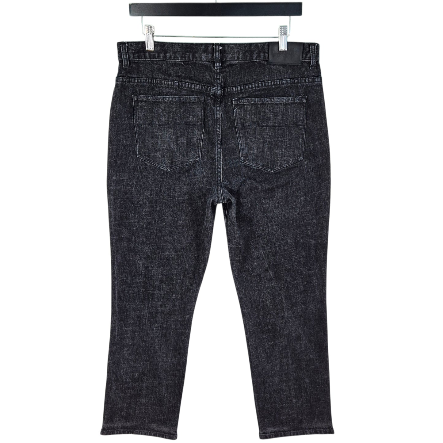 Ralph Lauren Green Label Jeans Womens Black Straight Leg Denim W33