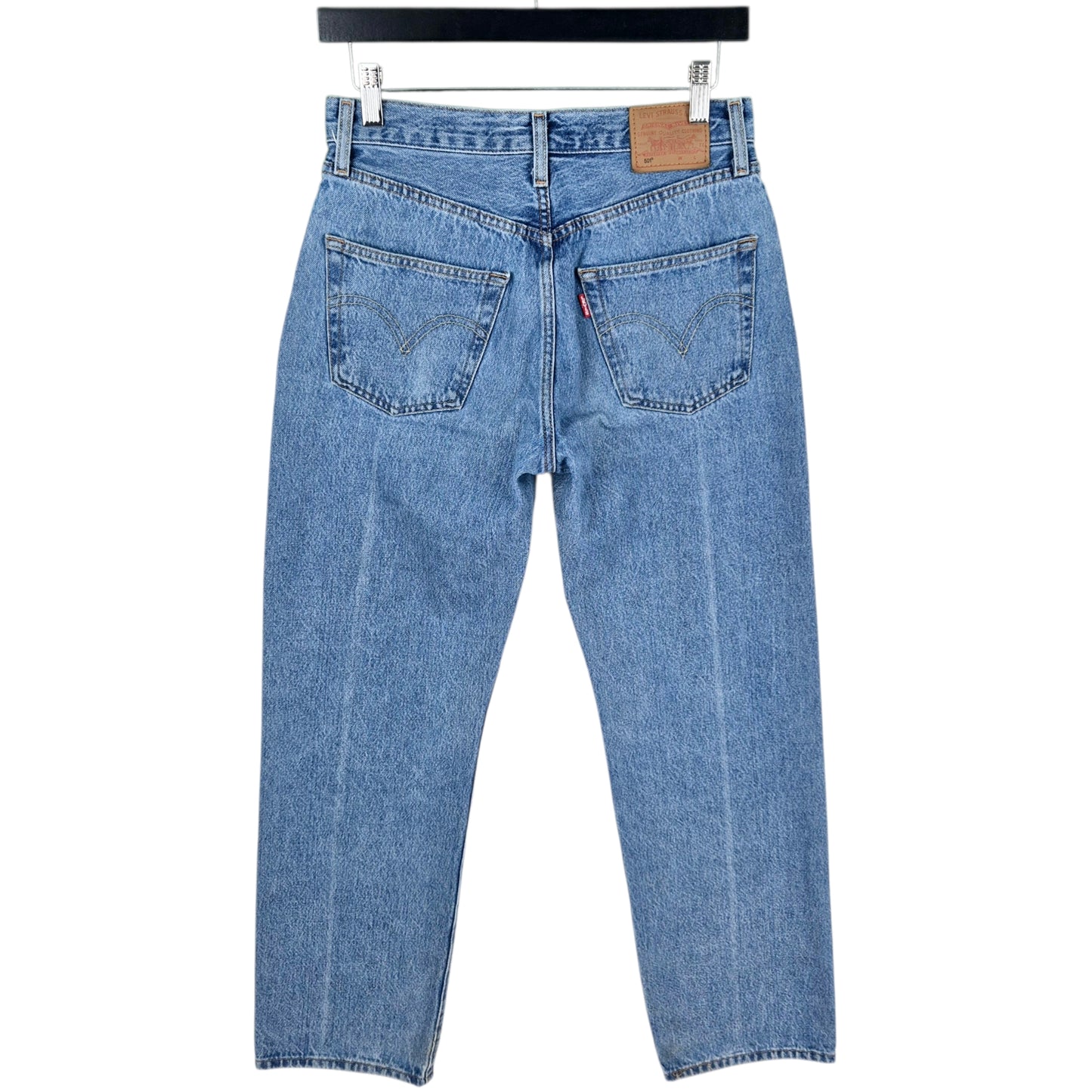 Levis Premium 501 Jeans Womens Blue Classic Denim W27