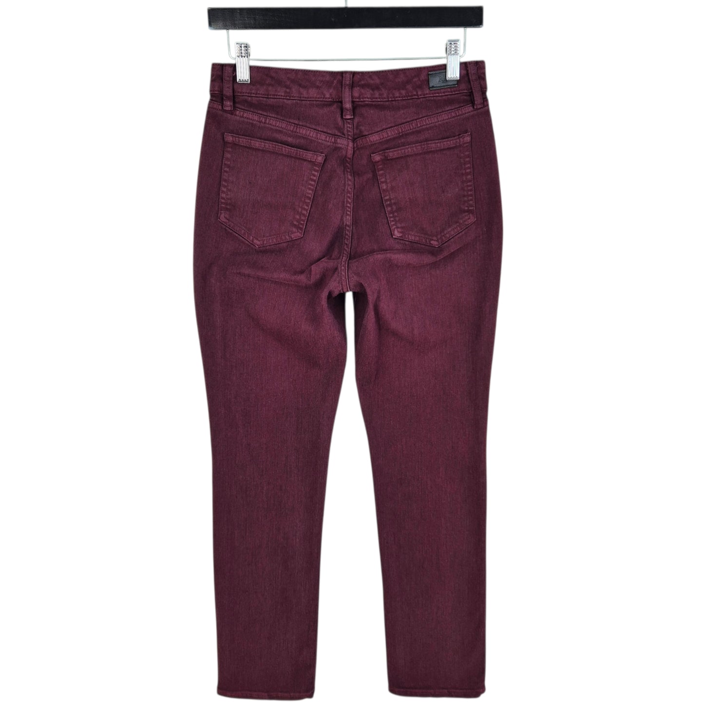 Ralph Lauren Green Label Jeans Womens Burgundy Straight Leg Denim W28