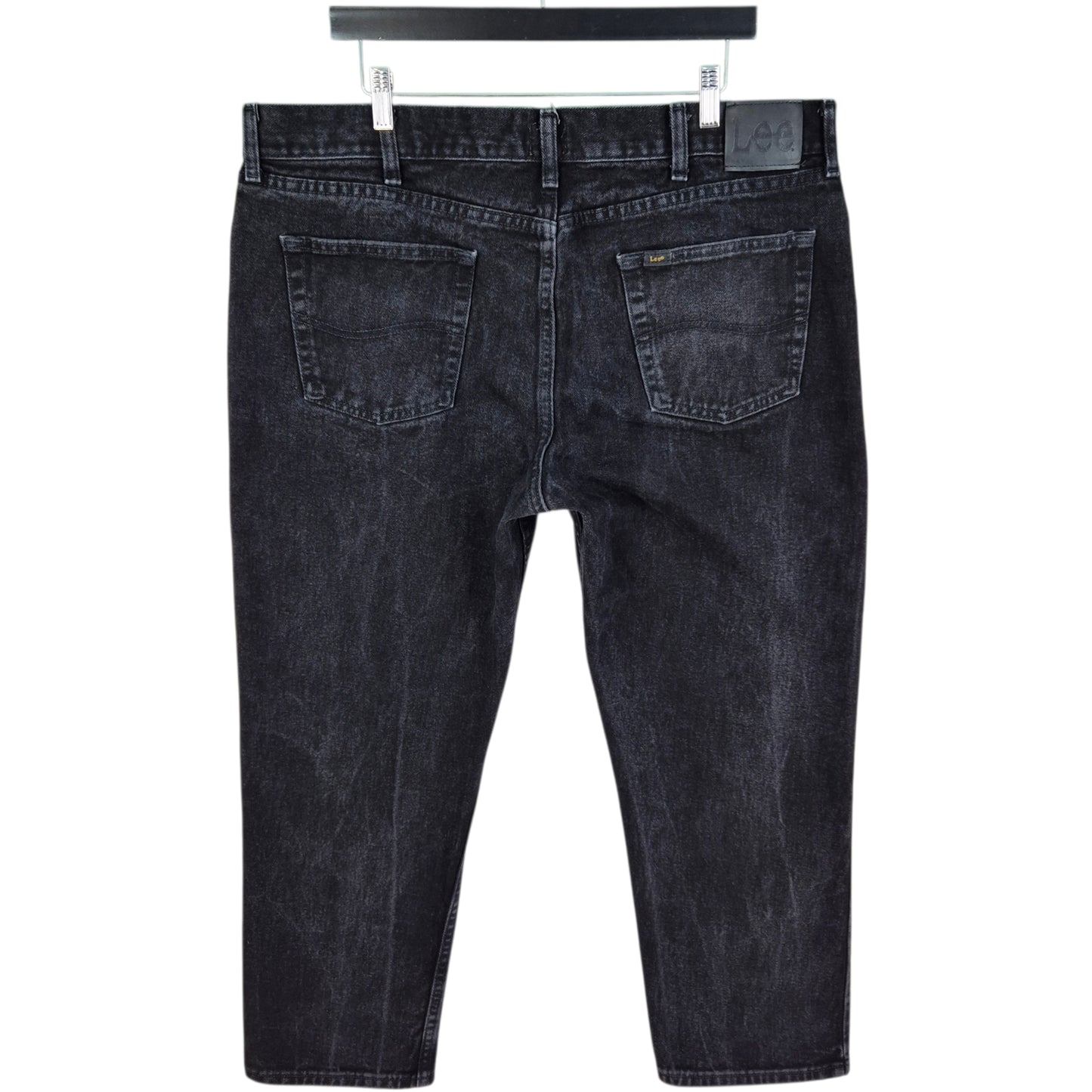 Vintage Lee Jeans Black Classic Heavy Regular Fit Denim W40