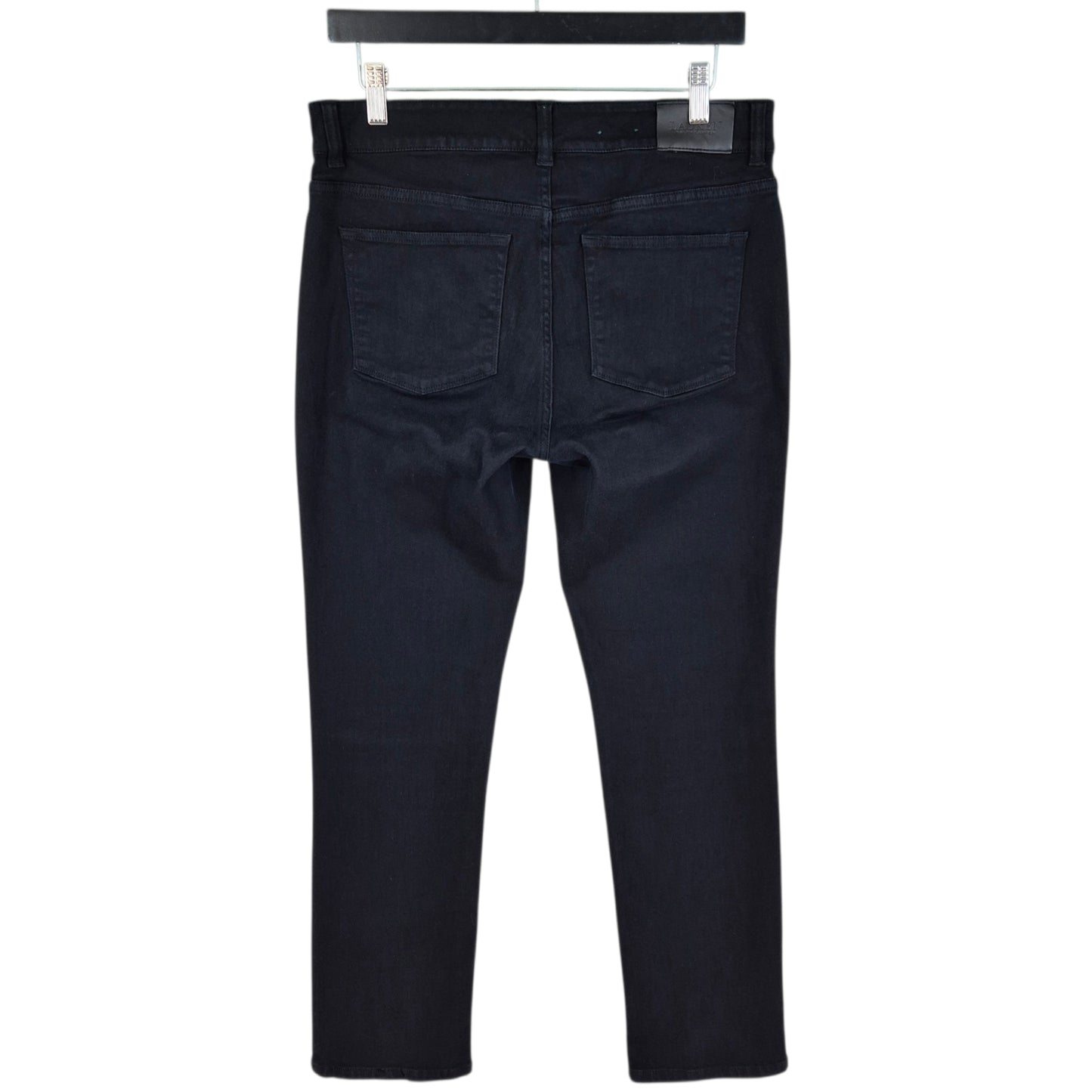 Ralph Lauren Green Label Jeans Womens Black Straight Leg Stretch Denim W32