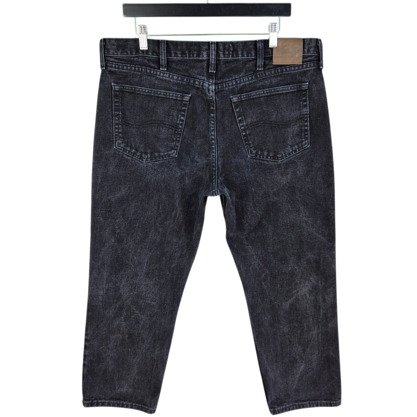 Vintage Lee Jeans Black Classic Heavy Regular Fit Denim W38