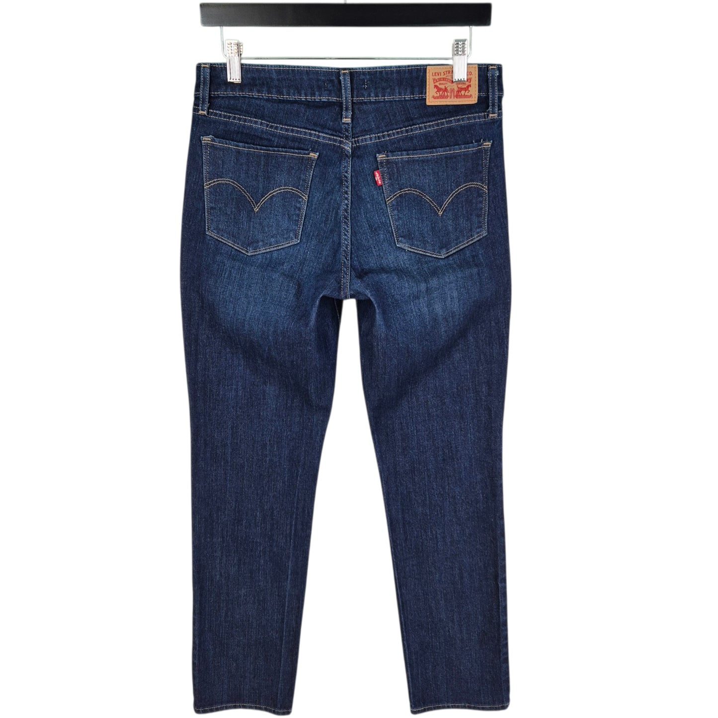 Levis 712 Jeans Womens Dark Blue Slim Stretch Denim W29