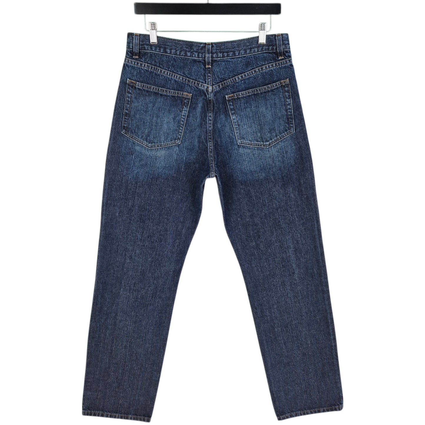 Vintage Calvin Klein Jeans 90's Dark Blue Rigid Straight Leg Denim W32