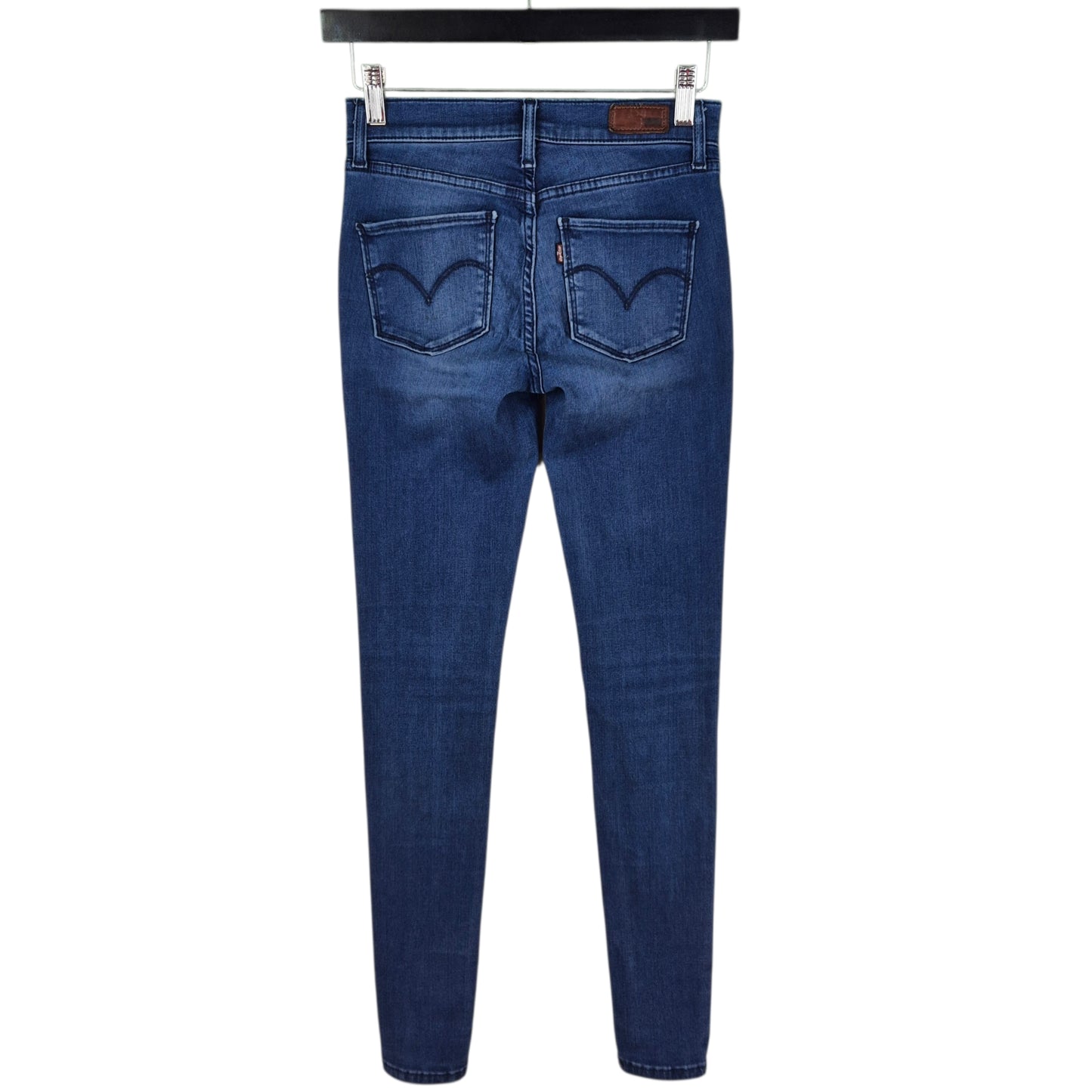 Levis Jeans Womens Blue Super Skinny Stretch Denim W25