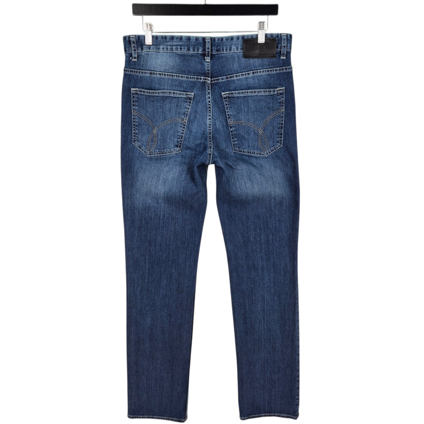 Calvin Klein Jeans Blue Straight Leg Stretch Denim W32