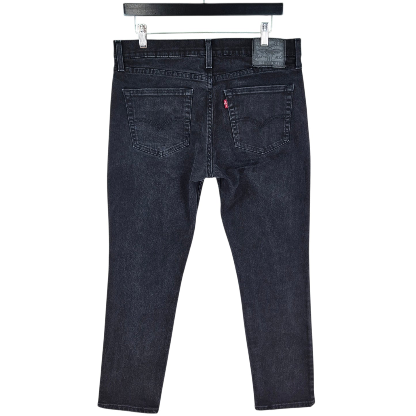 Levis 511 Jeans Black Slim Stretch Denim W34