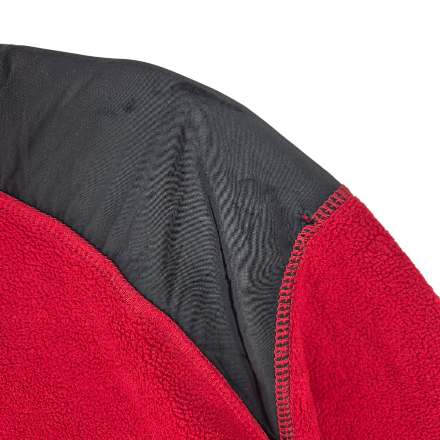 Nautica Red Full Zip Fleece Jumper Size XL