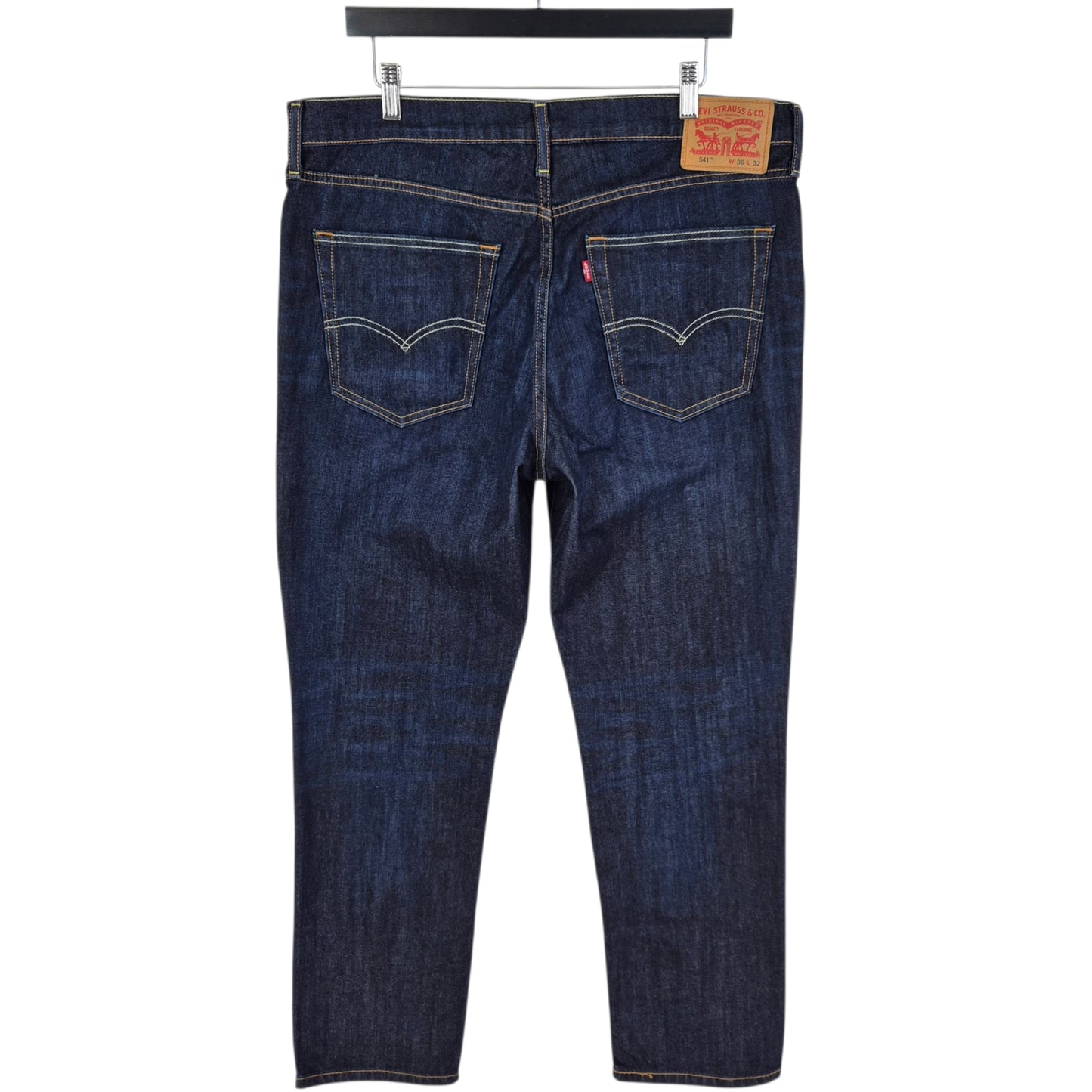 Levis 541 Jeans Dark Blue Athletic Fit Denim W36