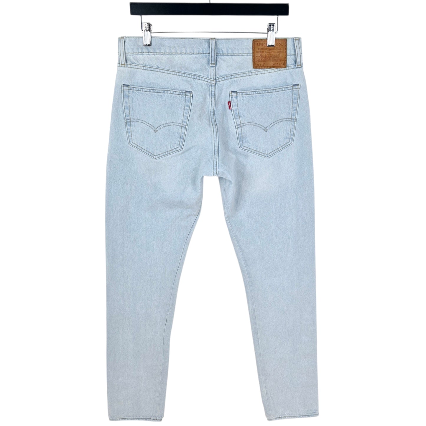 Levis Premium Jeans Womens Light Blue Heavy Wedgie Straight Leg Denim W27