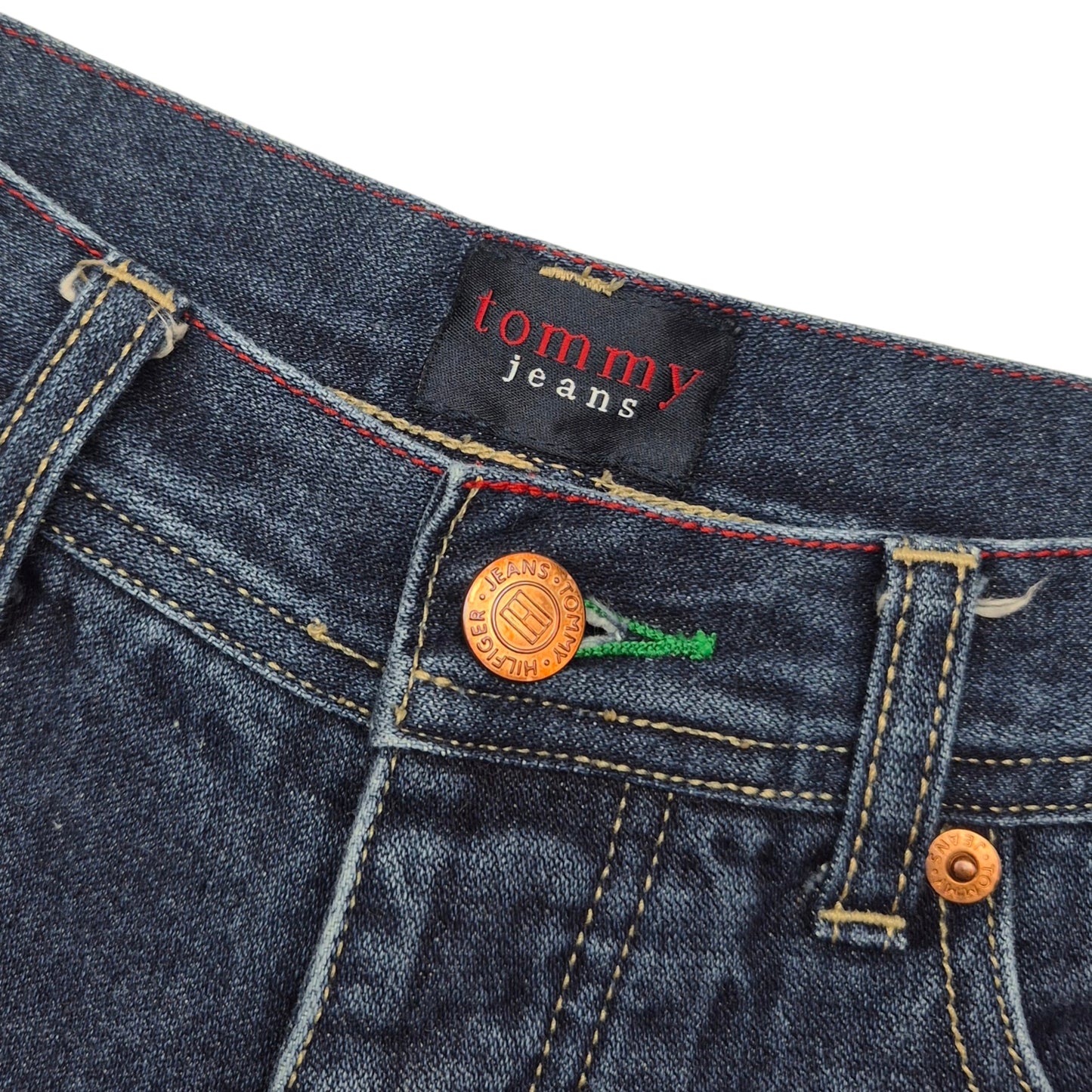Vintage Tommy Hilfiger Jeans Womens 90's Dark Blue Straight Leg Denim W27