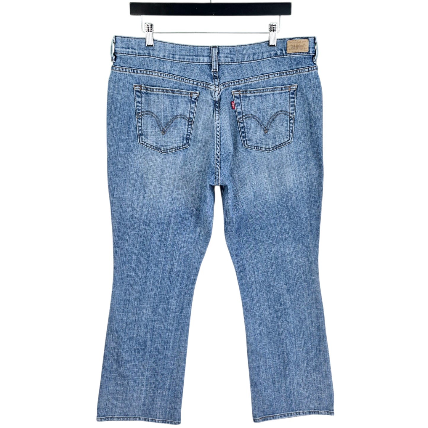 Vintage Levis 515 Jeans Womens Light Blue Bootcut Denim W35
