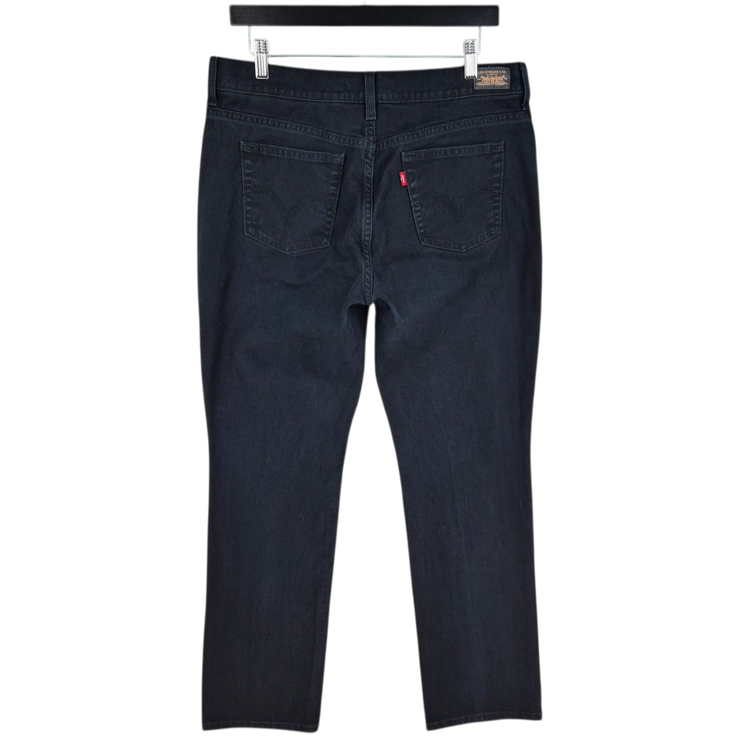 Vintage Levis 505 Jeans Womens Black Straight Leg Denim W33