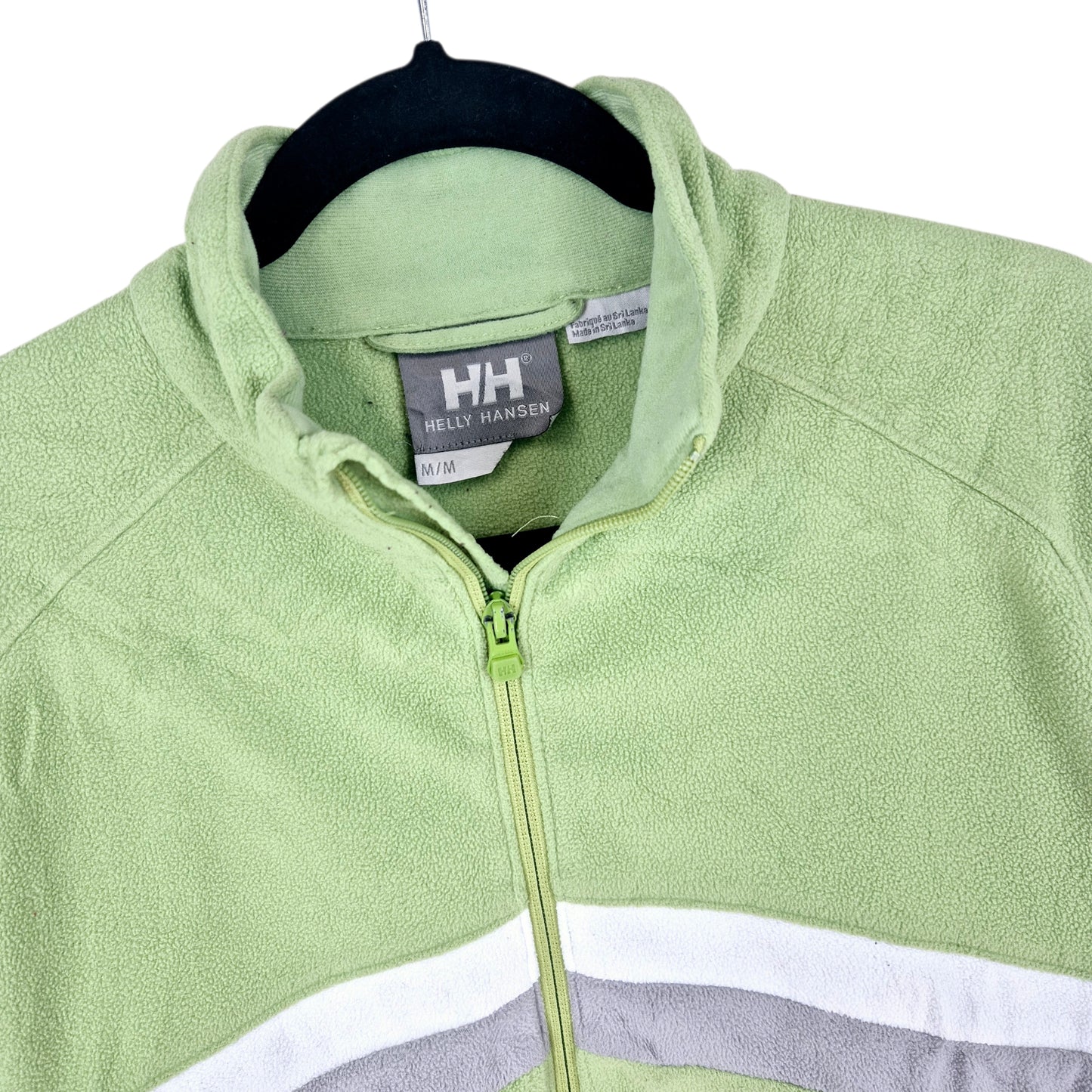 Helly Hansen Light Green Fleece Zip Jumper Size M
