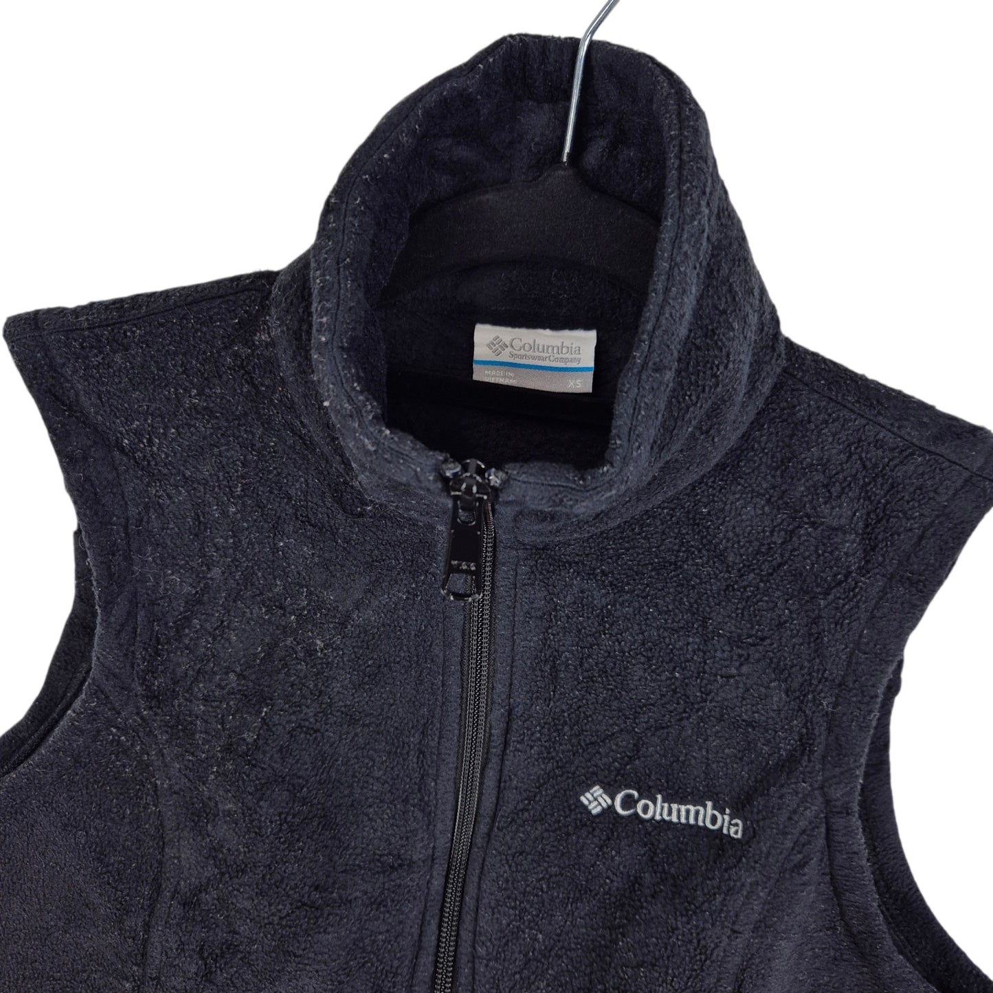 Columbia Womens Black Fleece Vest Size XS