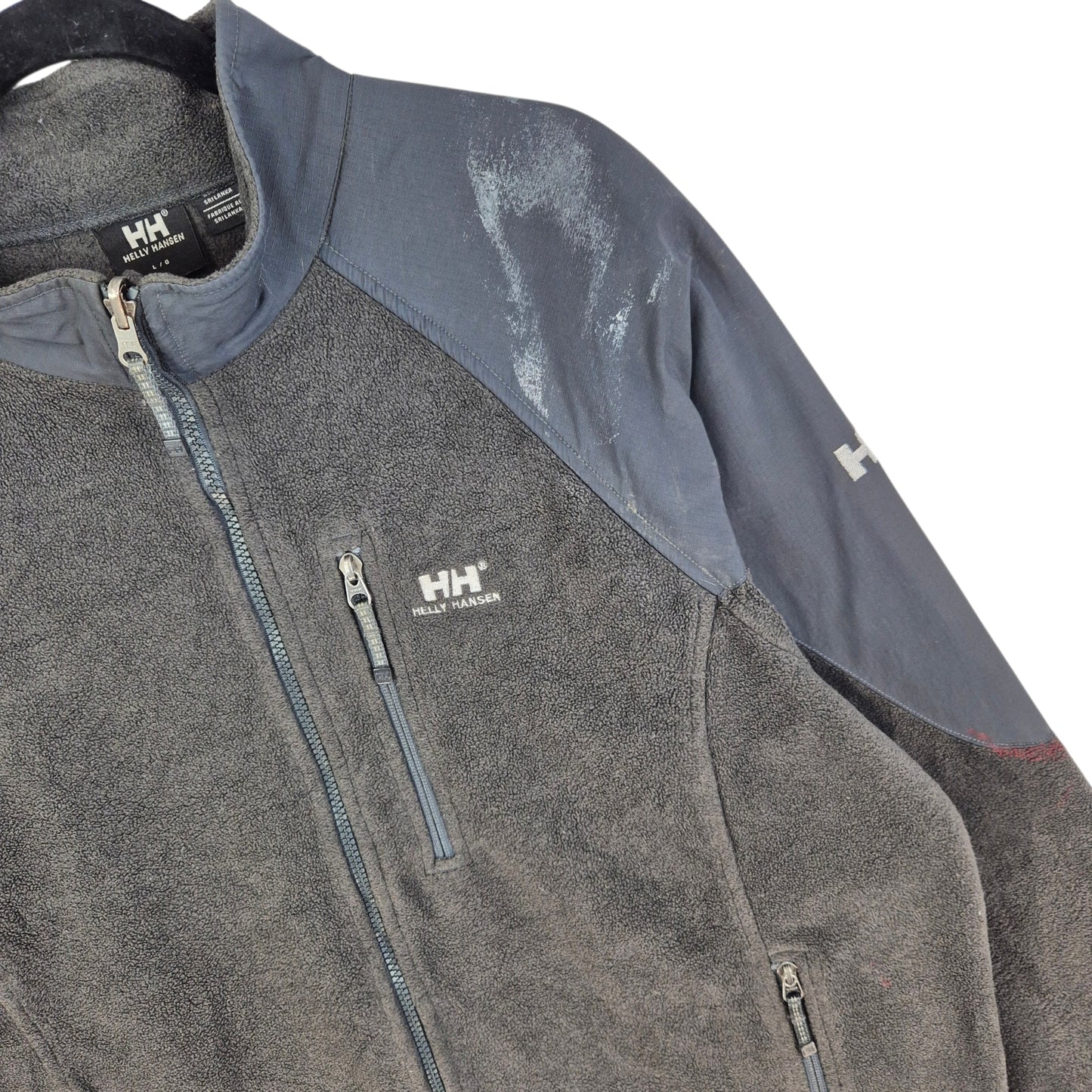 Helly Hansen Grey Fleece Zip Jumper Size L