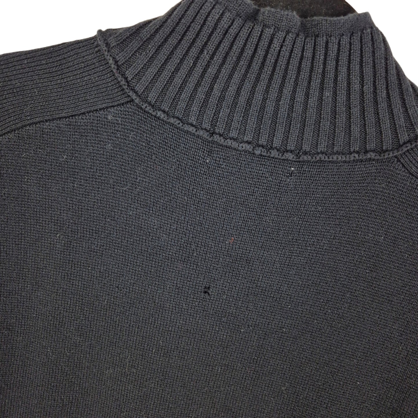 Calvin Klein Black Full Zip Knit Sweater Size L
