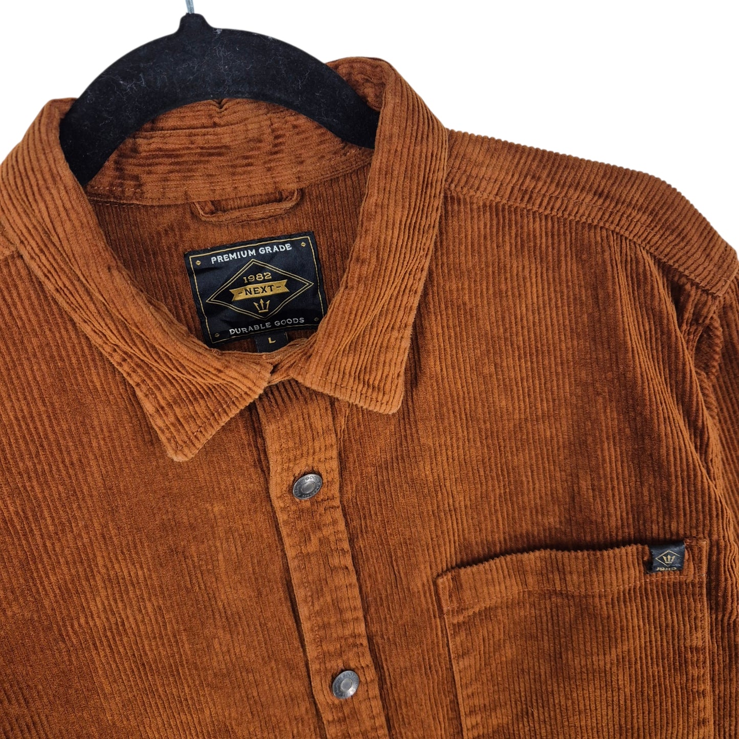 NEXT 1982 Brown Corduroy Denim Jacket Size L